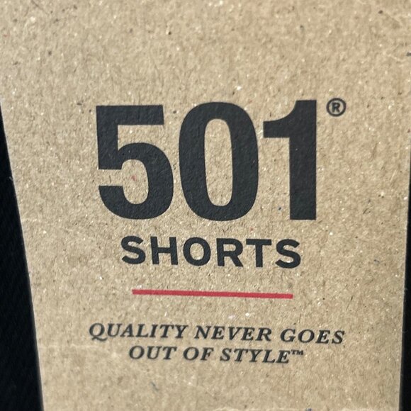 NEW Levis Mens 501 Shorts Black Size 36 Stretch NWT - Picture 7 of 13